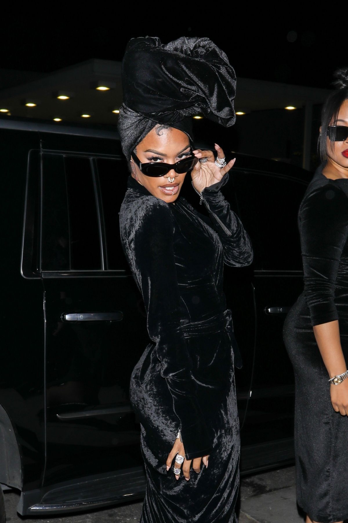 TEYANA TAYLOR Leaves Odell Beckham Jr.’s Birthday Party in Hollywood 11