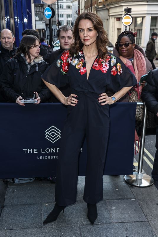 BEVERLEY TURNER Arrives at Tric Christmas Lunch 2022 in London 12/06 ...