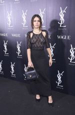 CLAUDIA TRAISAC at Vogue and Yves Saint Laurent Christmas Party in Madrid 12/14/2022