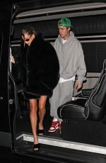 HAILEY and Justin BIEBER Arrives at Catch Steak LA in West Hollywood 12/17/2022