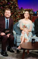 HALEY LU RICHARDSON at Late Late Show with James Corden 12/14/2022