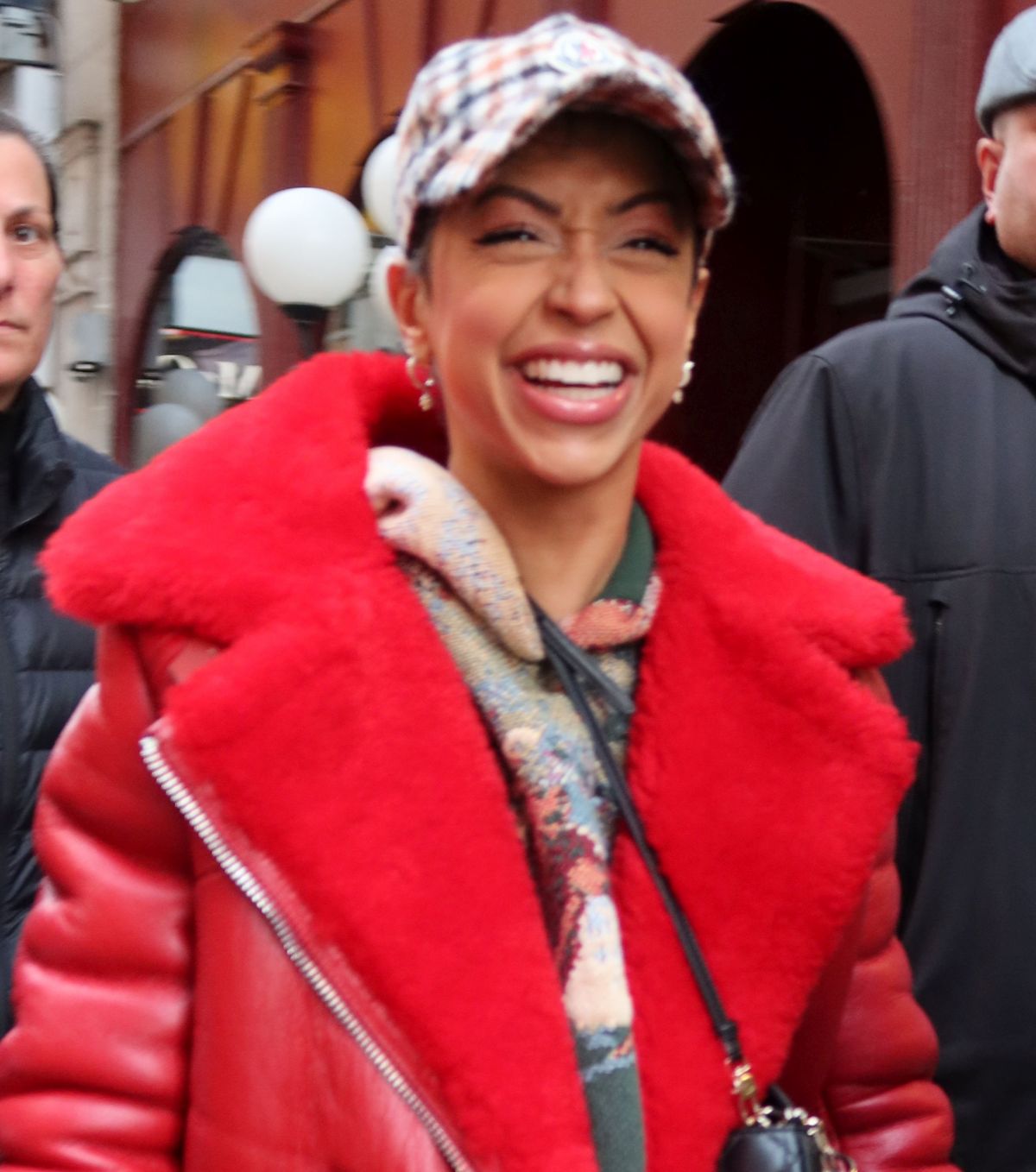 LIZA KOSHY Arrives at Dick’s Clark’s New Year’s Eve Rehersal in Times