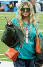 STACY FERGIE FERGUSON at Miami Dolphins vs Los Angeles Chargers Game at SoFi Stadium in Inglewood 12/11/2022