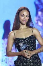 ZOE SALDANA at Avatar: The Way of the Water Press Conference in Seoul 12/09/2022