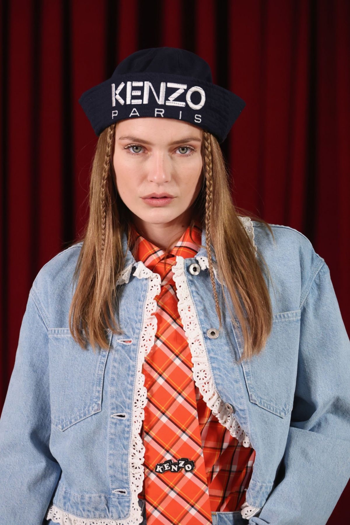 CAMILLE RAZAT at Kenzo Fallwinter 20232024 Show at Paris Fashion Week