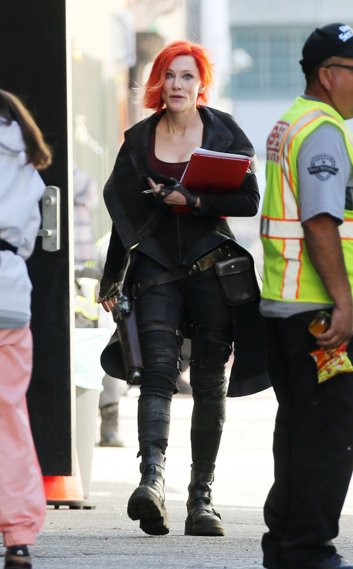 CATE BLANCHETT on the Set of Movie Adaptation of Borderlands Video Game