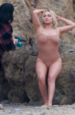 HAYDEN PANETTIERE in Swimsuit at a Photoshoot on the Beach in Malibu, January 2023
