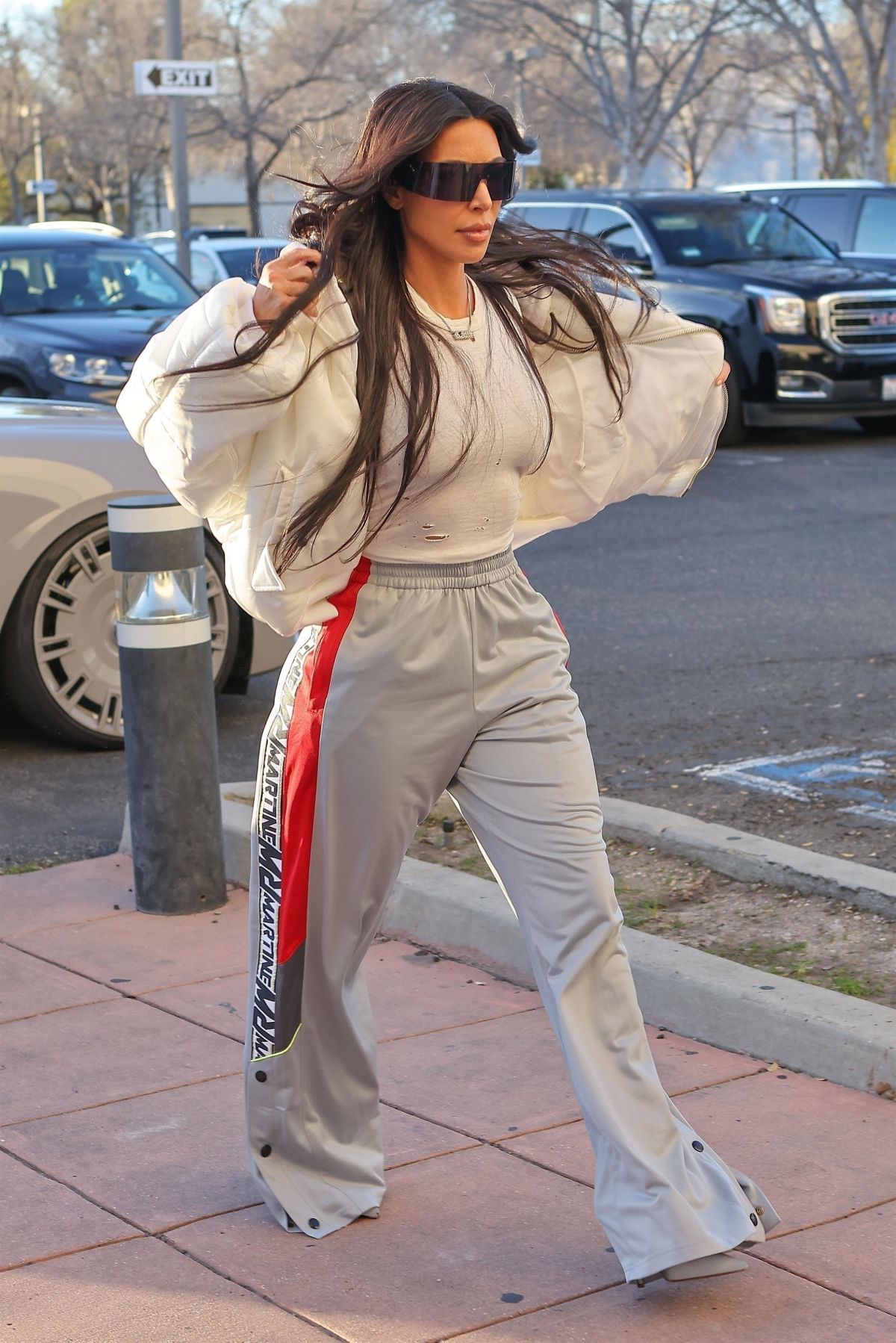 KIM KARDASHIAN Arrives at Her Son’s Basketball Game in Los Angeles 01 ...