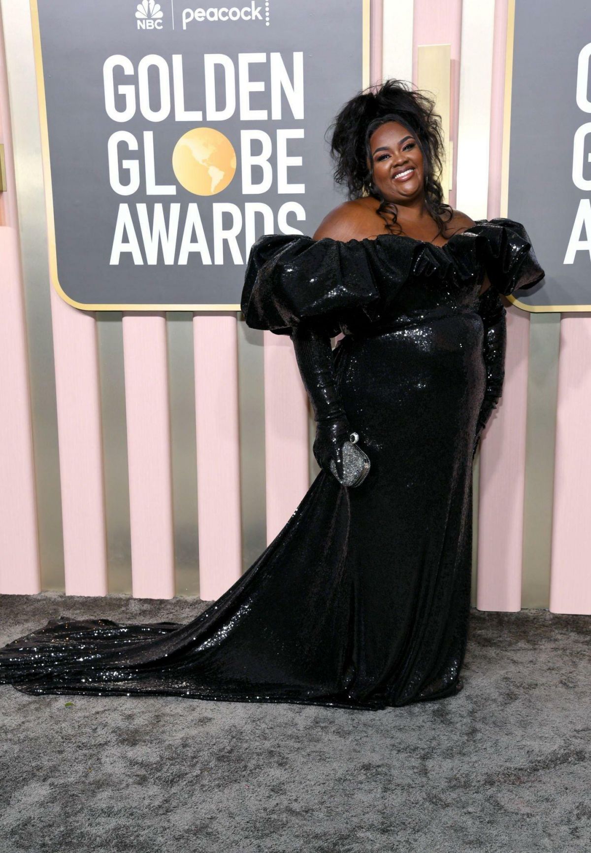 NICOLE BYER at 80th Annual Golden Globe Awards in Beverly Hills 01/10