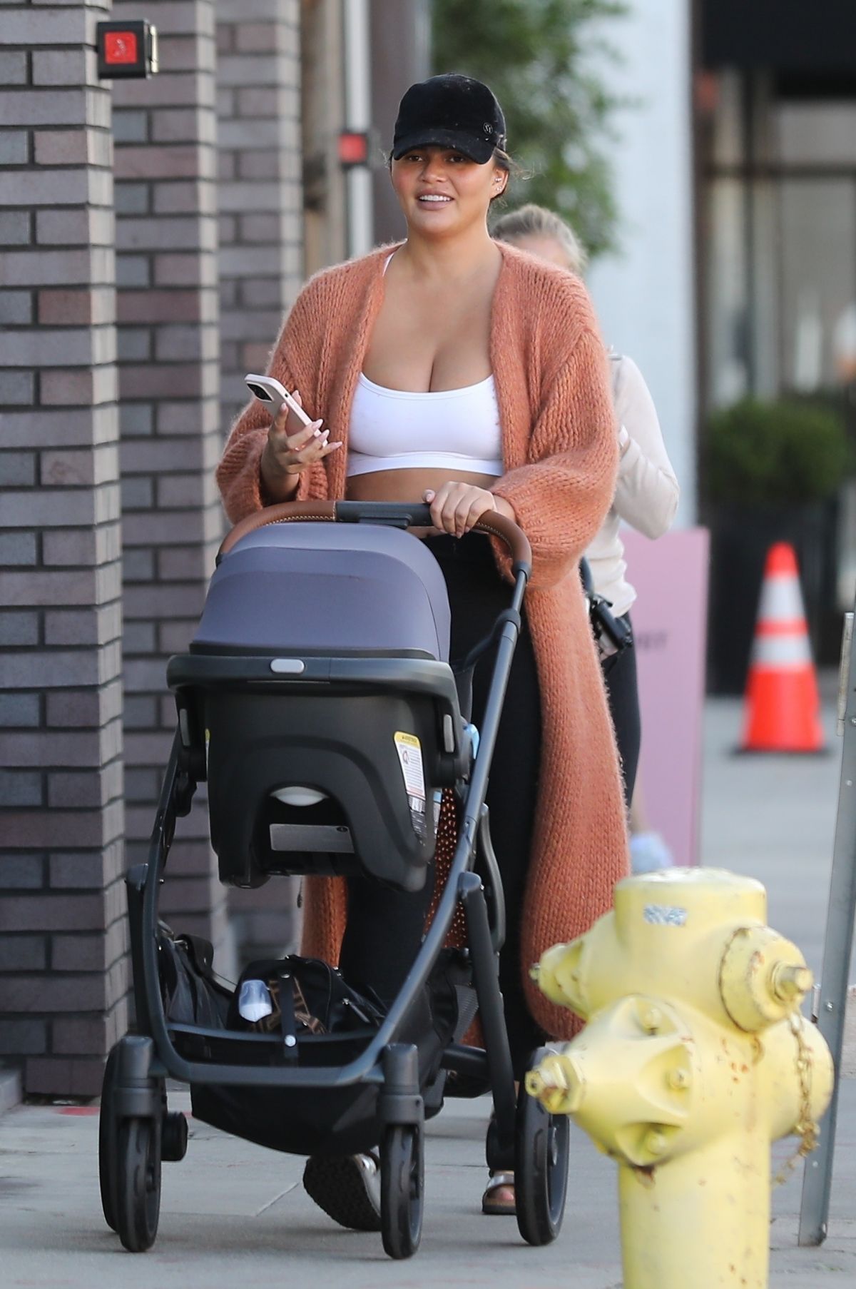 CHRISSY TEIGEN and John Legend Out with Their Baby in West Hollywood 02 ...