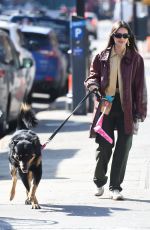 EMILY RATAJKOWSKI Out for Iced Coffee with Her Dog in New York 02/27/2023