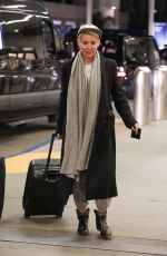 EVANGELINE LILLY at LAX Airport in Los Angeles 02/08/2023