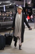 EVANGELINE LILLY at LAX Airport in Los Angeles 02/08/2023