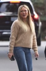 HILARY DUFF Out and About in Los Angeles 02/05/2023