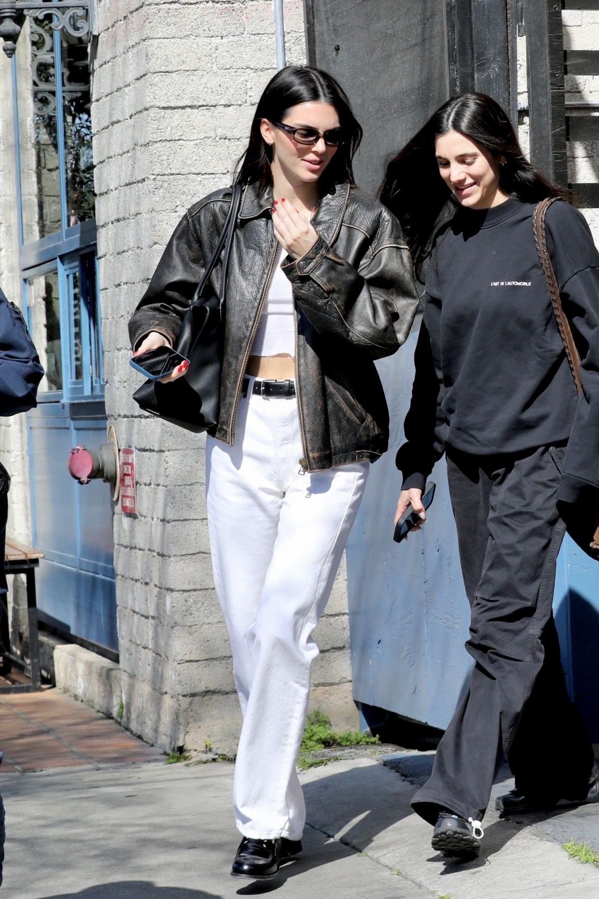 KENDALL JENNER Out for Lunch with Friends in West Hollywood 02/19/2023 ...