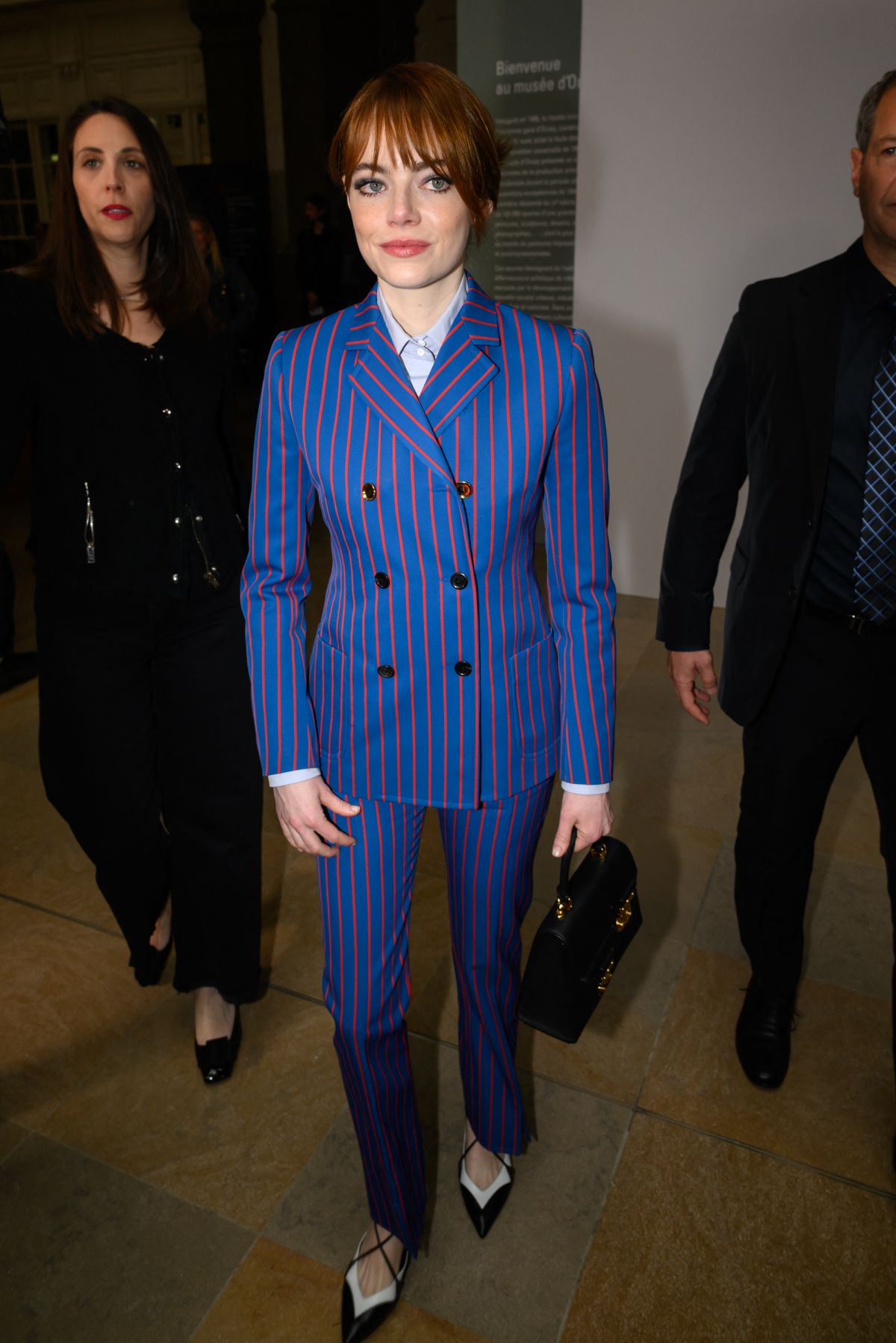 emma stone attends louis vuitton show, fall winter 2018 during paris  fashion week, france-060318_5