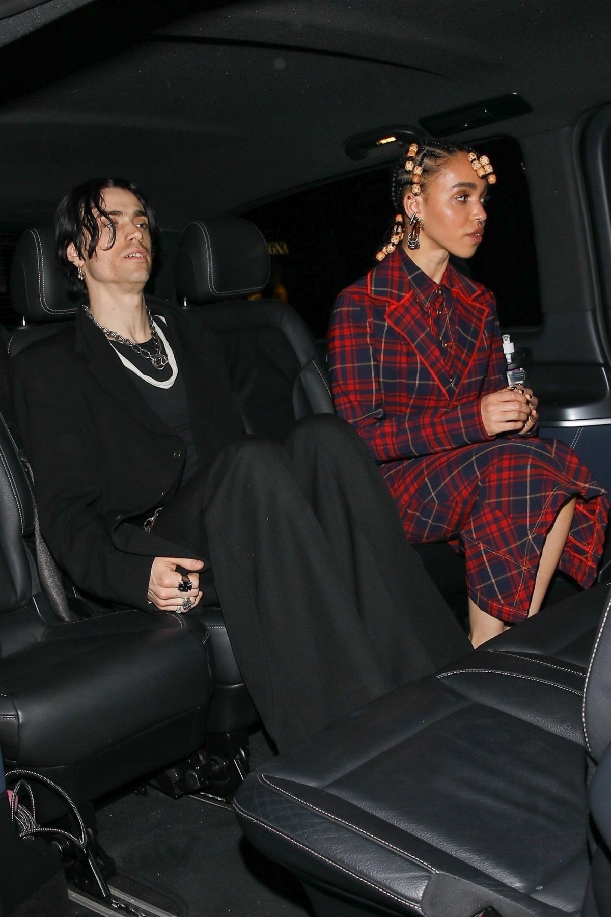 FKA TWIGS and a Mystery Male Leaves Louis Vuitton Afterparty in Paris ...