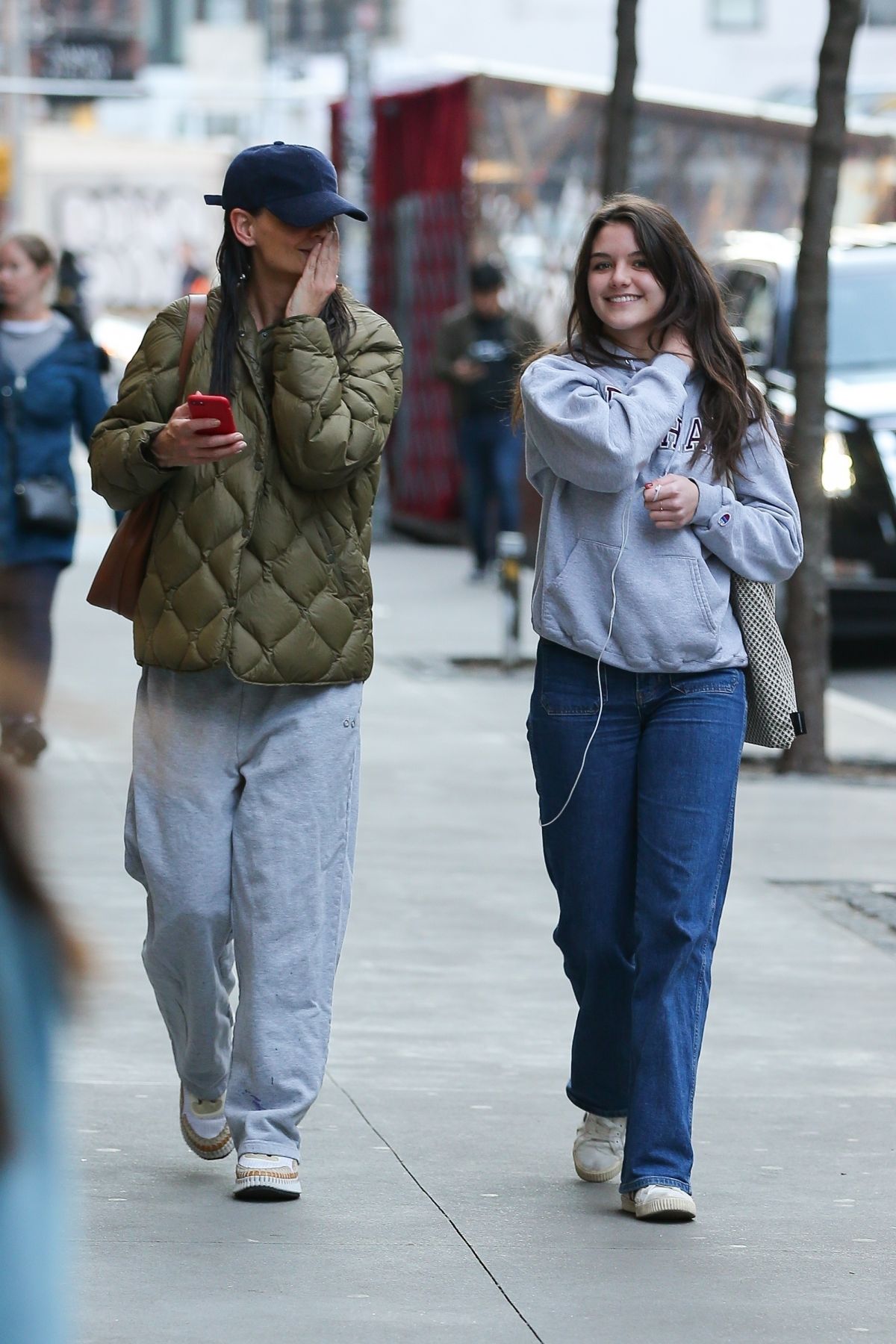 Katie Holmes And Suri Cruise Out In New York 03292023 Hawtcelebs