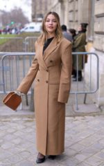 Sara Sampaio attends the Stella McCartney Womenswear FW 2023-24 show during  Paris Fashion Week in