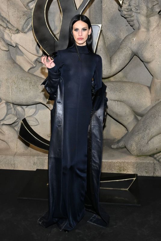 MILENA SMIT at Yves Saint Laurent Fashion Show at Paris Fashion Week 02 ...