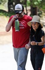 ALI WONG and Bill Hader Out Hiking in Brentwood 04/19/2023