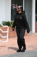 JUSTINE SKYE Out for Lunch at Fred Segal in West Hollywood 04/11/2023