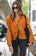 KAIA GERBER Out and About at Melrose in West Hollywood 04/17/2023