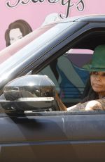 LINDA PERRY Out Driving in Los Angeles 04/22/2023