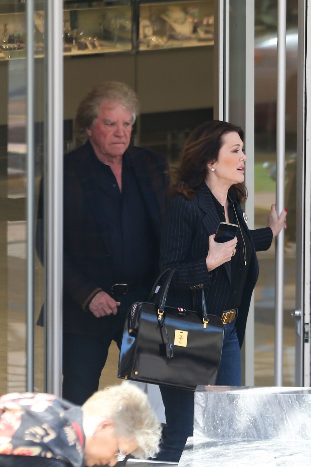 Lisa Vanderpump and her husband, Ken Todd do some last minute Christmas  shopping at Barneys Of New York Featuring: Lisa Vanderpump,Ken Todd Where:  Los Angeles, California, United States When: 22 Dec 2013