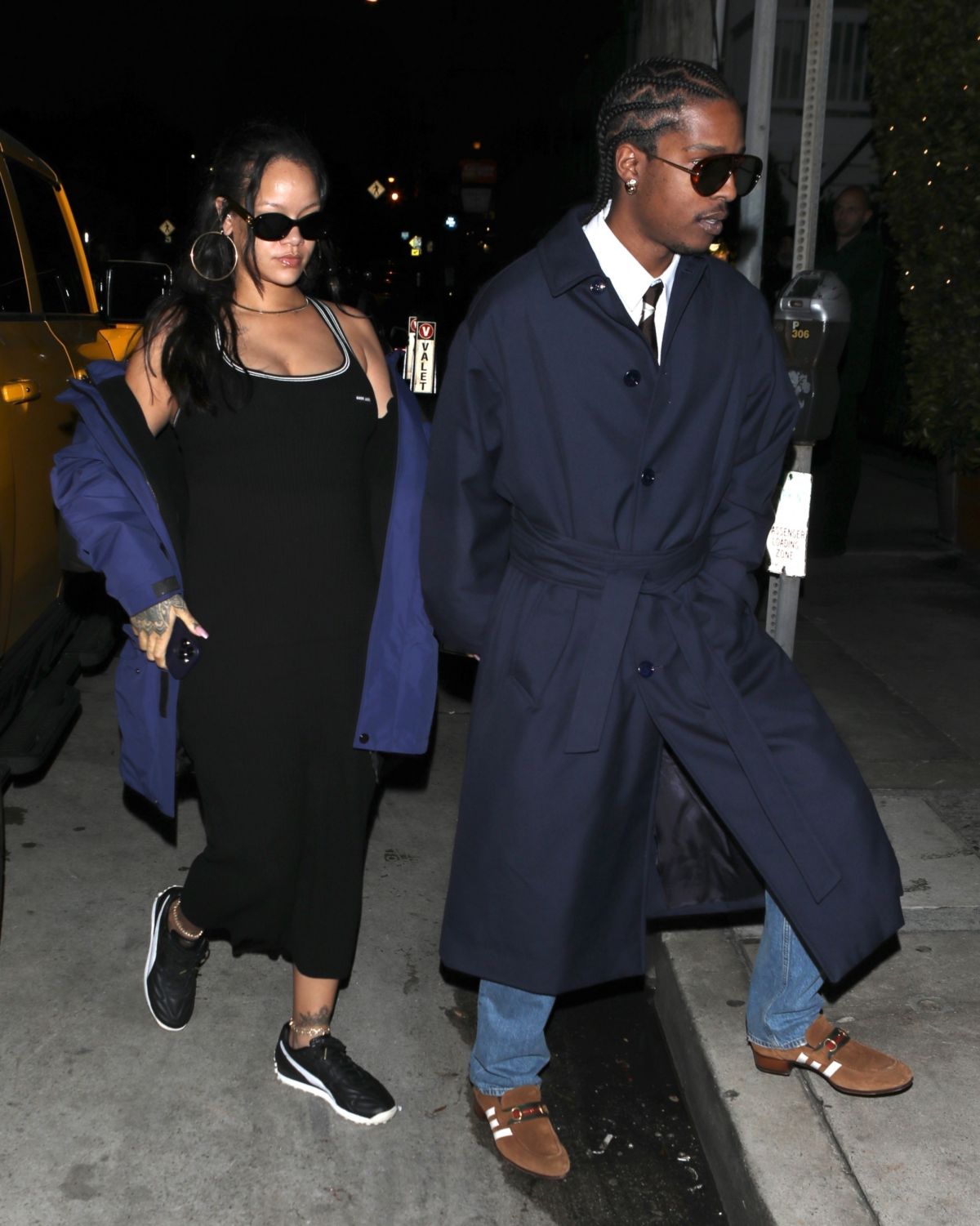 RIHANNA and A$AP Rocky Arrives at Baldi Restaurant in Santa Monica 04 ...