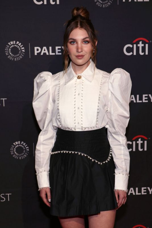 SOPHIE NELISSE at Paleyfest LA 2023 Yellowjackets Panel in Hollywood 04/03/2023