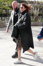 TERI HATCHER Arrives at Her Hotel in Paris 04/16/2023