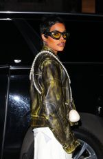 TEYANA TAYLOR Leaves Hennessy Kim Jong Event in New York 04/26/2023