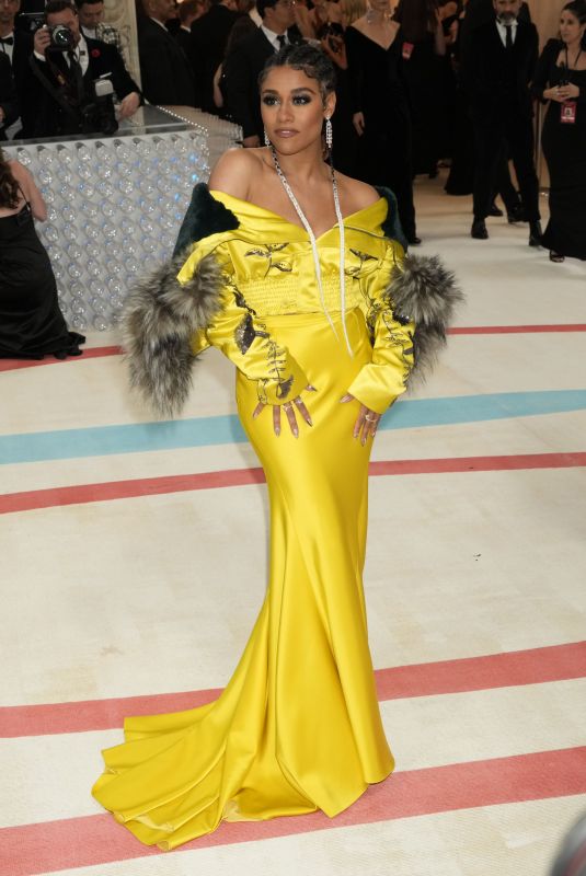 ARIANA DEBOSE at 2023 Met Gala Celebrating Karl Lagerfeld: A Line of ...