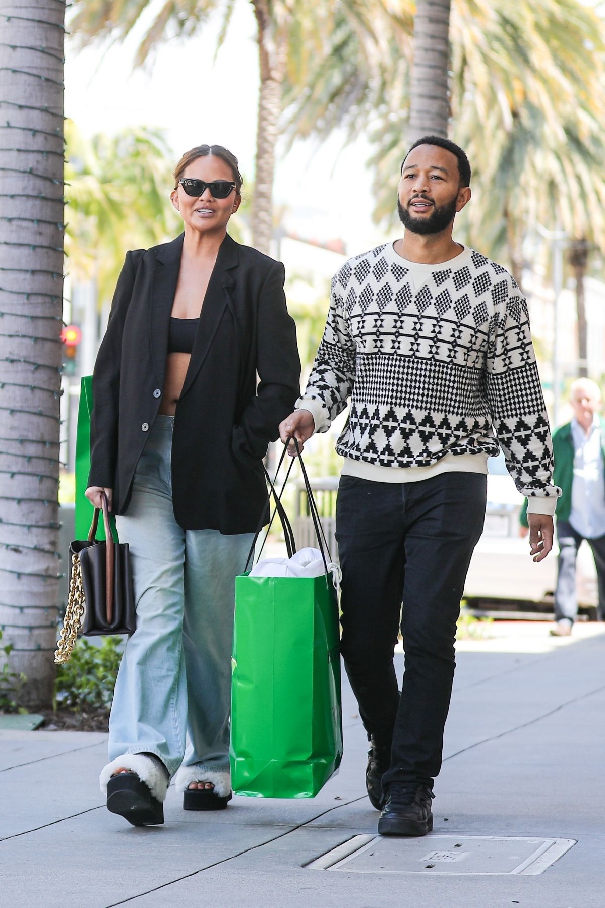 Rodeo Drive - A celebrity moment on Rodeo Drive: John Legend and