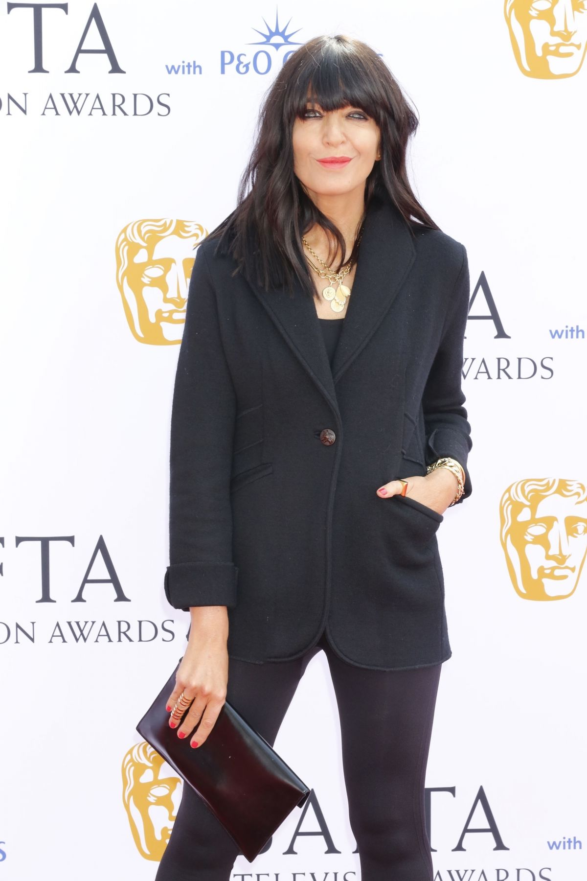 CLAUDIA WINKLEMAN at 2023 Bafta Television Awards with P&O Cruises in ...