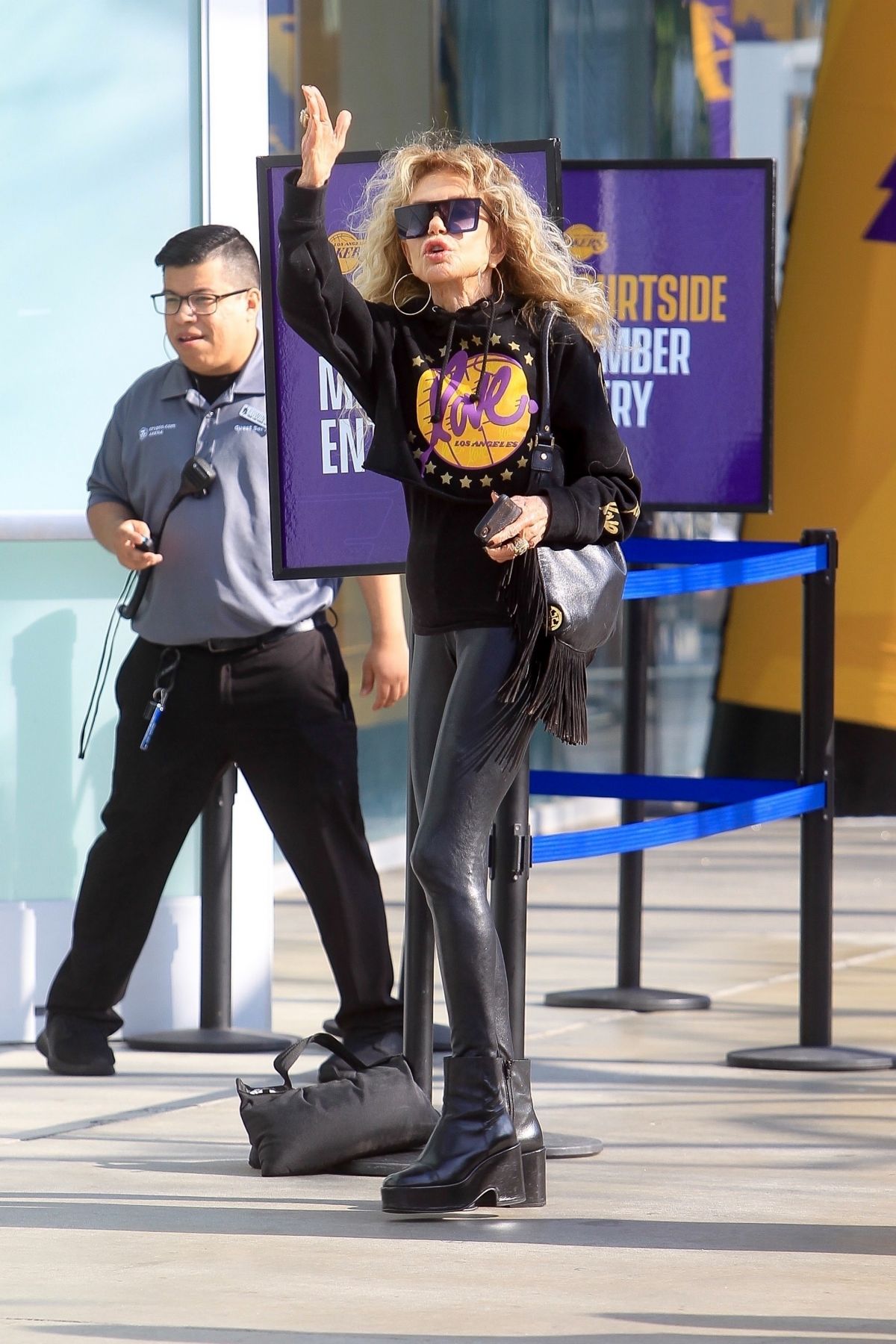 DYAN CANNON Arrives at Lakers Game in Los Angeles 05/20/2023 HawtCelebs