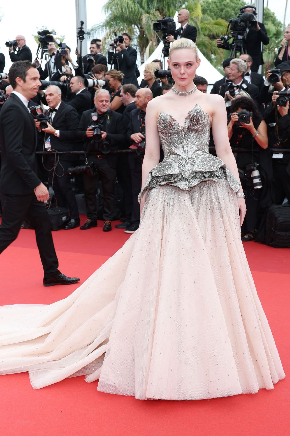 ELLE FANNING at 76th Annual Cannes Film Festival Opening Ceremony 05/16