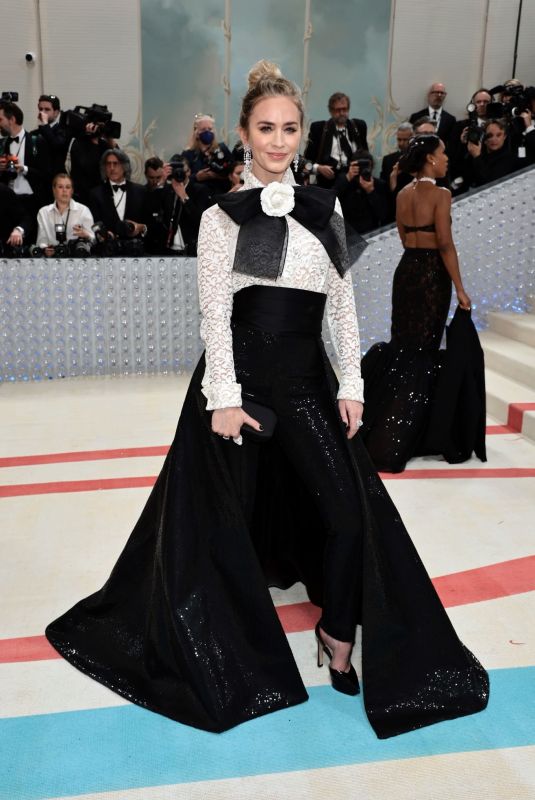 EMILY BLUNT at 2023 Met Gala Celebrating Karl Lagerfeld: A Line of Beauty in New York 05/01/2023