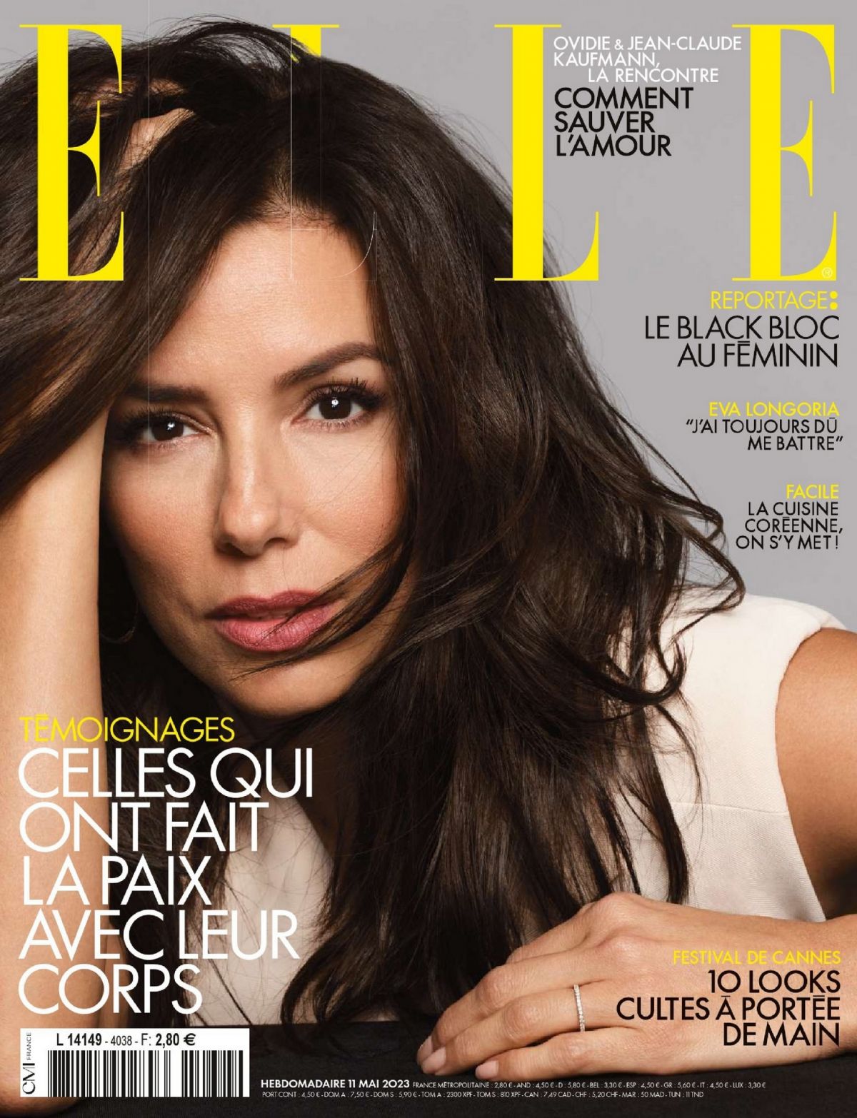 Inès de la Fressange covers Elle France September 7th, 2023 by