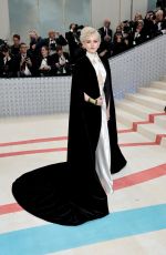 JULIA GARNER at 2023 Met Gala Celebrating Karl Lagerfeld: A Line of Beauty in New York 05/01/2023