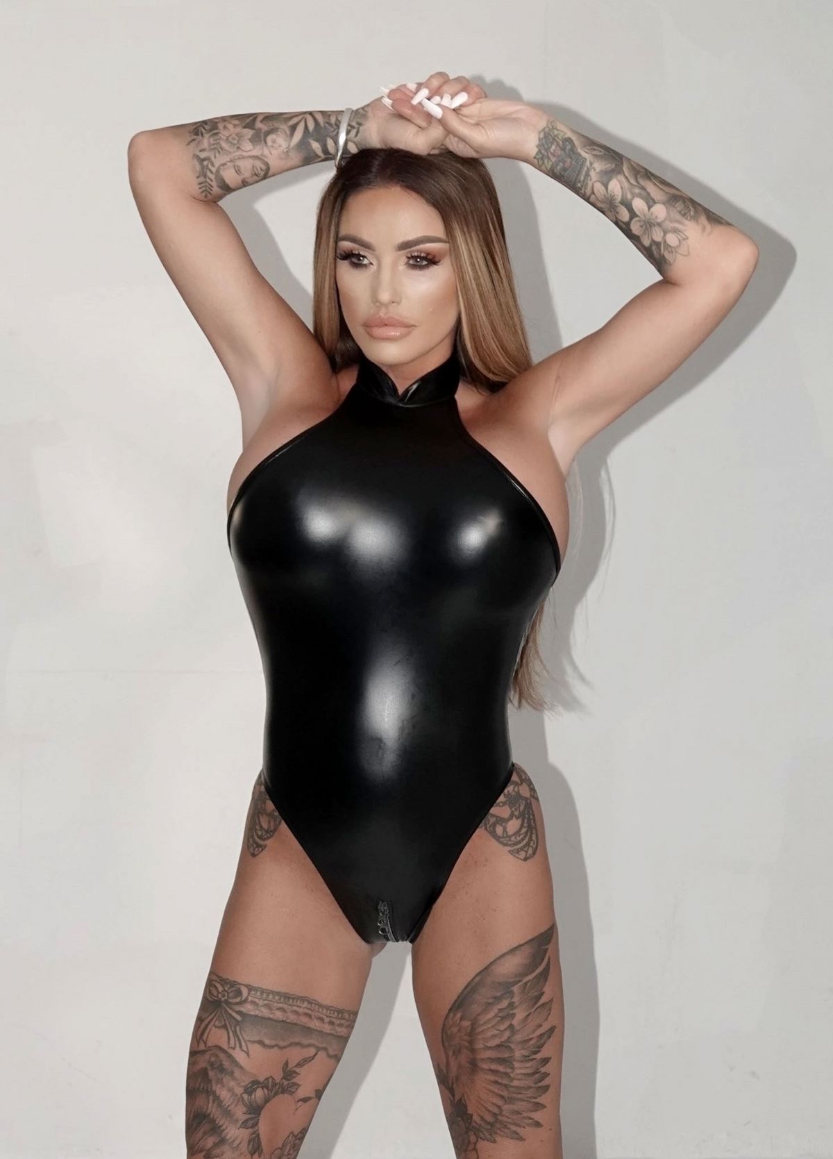 Katie price in latex