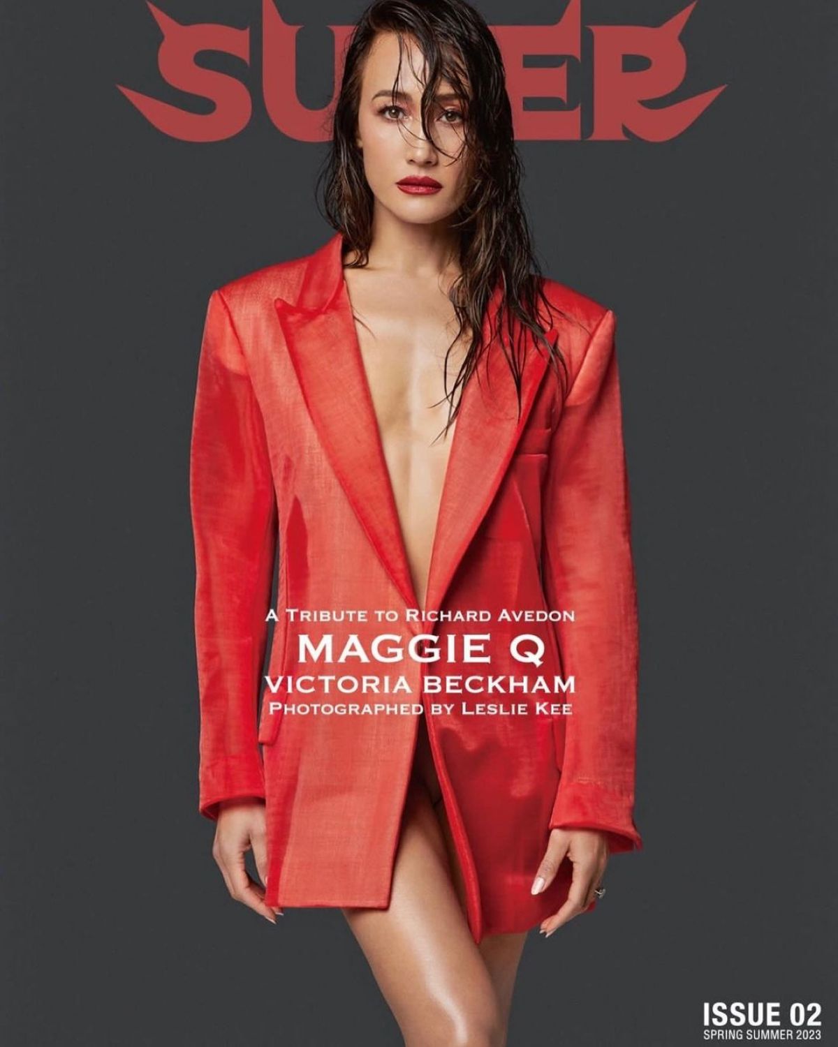 MAGGIE Q for Super Magazine, Spring/summer 2023 HawtCelebs