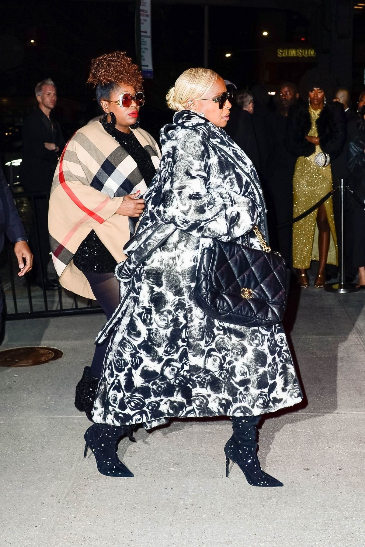 MARY J. BLIGE Arrives at Standard Hotel Met Gala Afterparty in New York