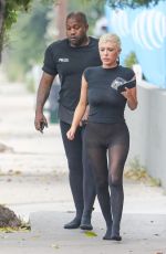 BIANCA CENSORI and Kanye West Leaves KFC in Downtown Los Angeles 06/13/2023