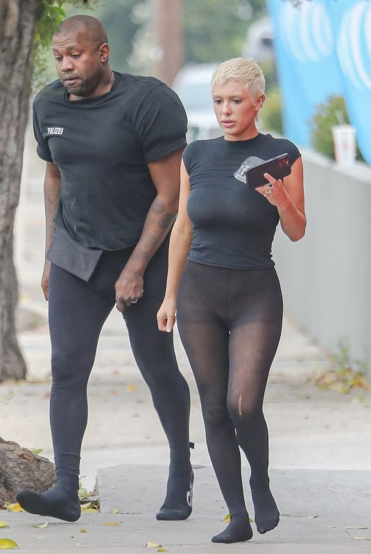 BIANCA CENSORI and Kanye West Leaves KFC in Downtown Los Angeles 06/13/2023