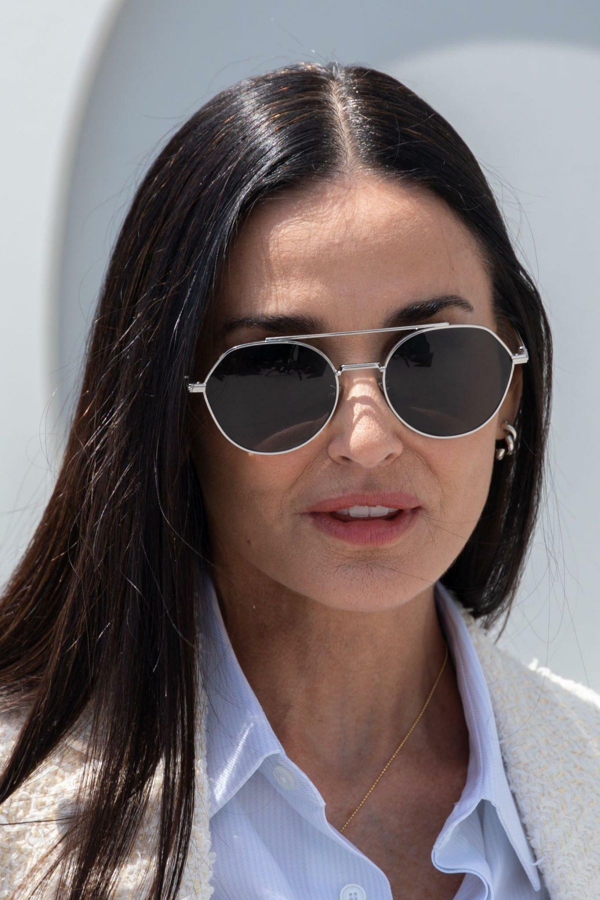 DEMI MOORE at Dior Homme Menswear Spring/summer 2024 Show at Paris