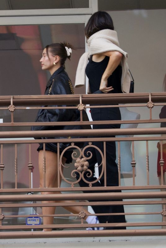 KENDALL JENNER and HAILEY BIEBER Out for Dinner at Sushi Park in West Hollywood 05/31/2023