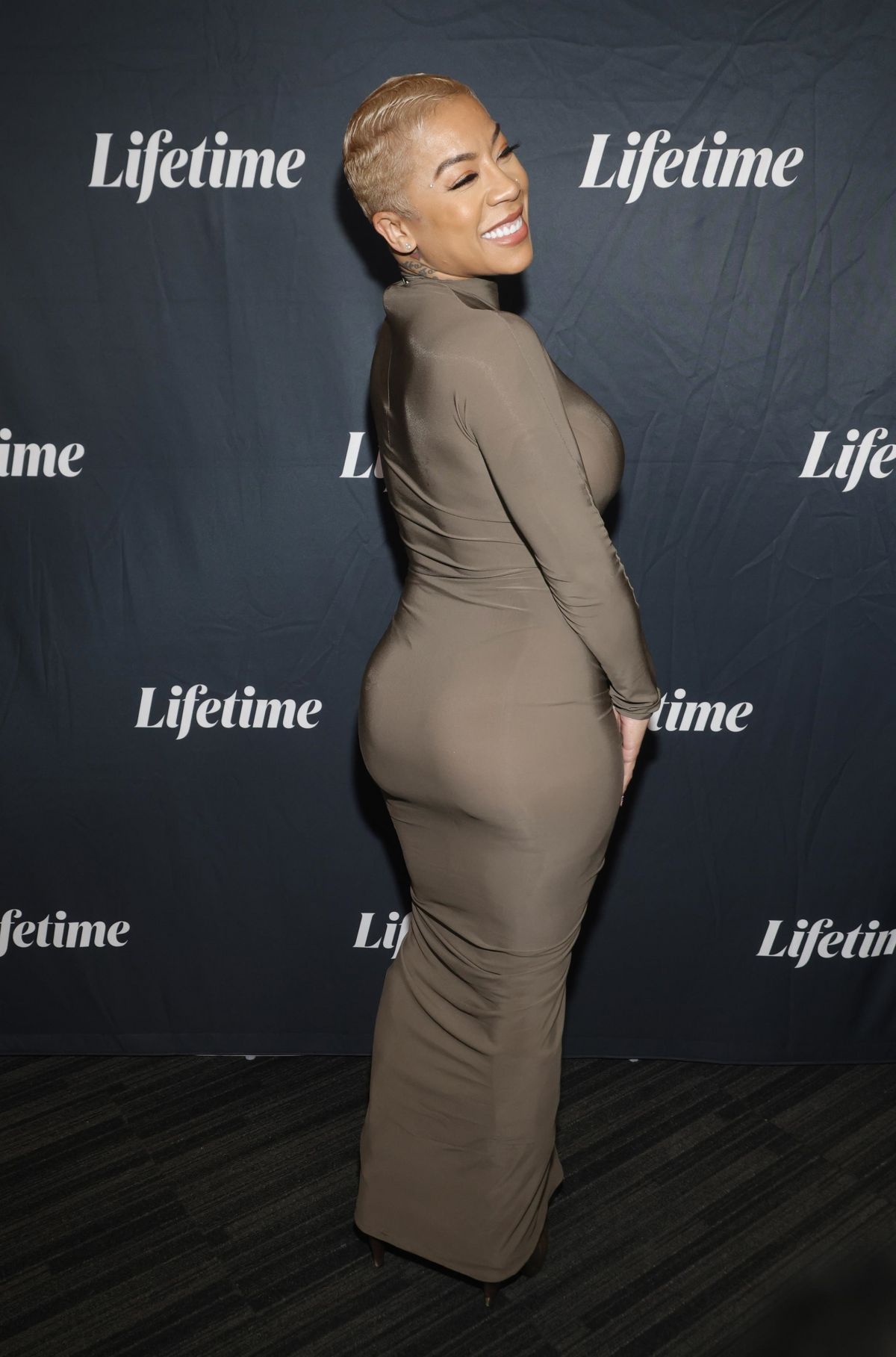 Keyshia Cole steps out in ALAÏA for Lifetime biopic premiere
