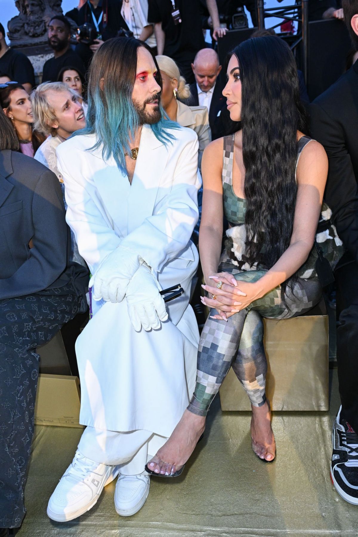 Kim Kardashian At Louis Vuitton Menswear Spring Summer 2024 Show In Paris 06 20 2023 3 